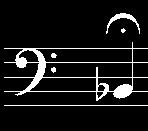 o Trombone: Remember that when playing a 4 th line F, the slide should be a few millimeters out because that note is naturally sharp; however, when playing above the staff and second line B-flat, the