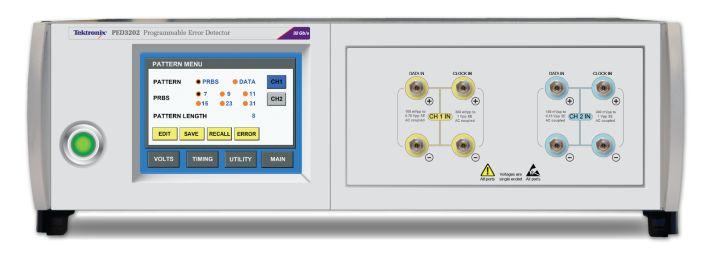 PatternPro Error Detector PED3200 and PED4000 Series Datasheet Auto-synchronization to input pattern The PED3200 and PED4000 series programmable error detectors offer effective multi-channel BER for