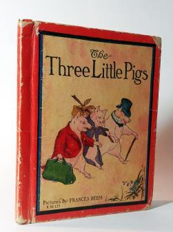 Fairy Tales. Three Little Pigs and The Foolish Pig. ill. Frances Beem. Chicago: Rand McNally & Company, (1918, 1934). Later Edition.