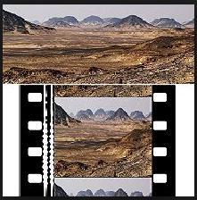 the space on the film to record the picture Digital Cinema 2,39 1,85 2,39