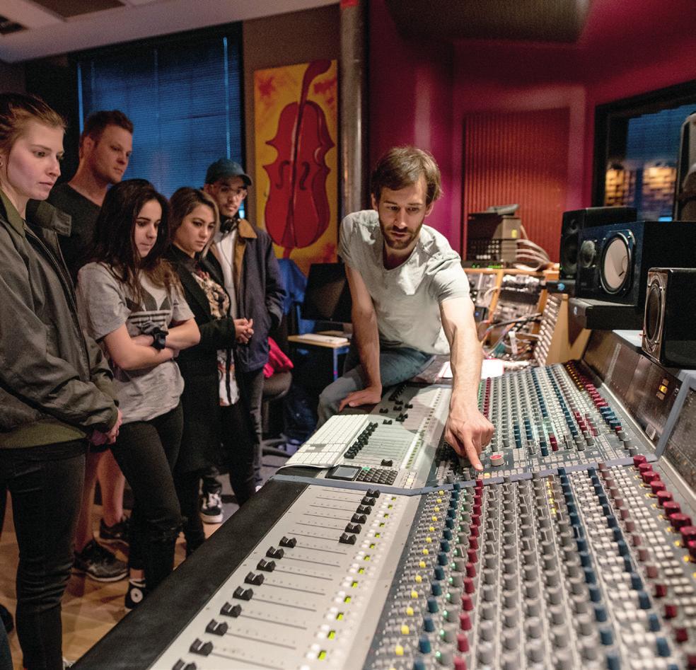 Through this two-day course, you ll get involved in a multi-track studio recording session with a live band and learn about: tweaking faders, setting EQs and operating the industry standard, high