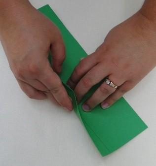 Without undoing your glue or 1-inch fold,