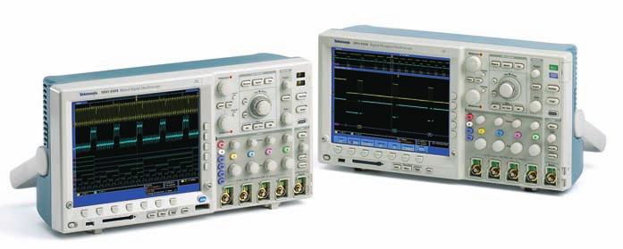Features & Benefits Key Performance Specs 1 GHz, 500 MHz, 350 MHz Bandwidth Models 2- or 4- Channel Digital Phosphor Oscilloscopes 16 Digital Channels (MSO4000) Suite of Advanced Triggers Sample