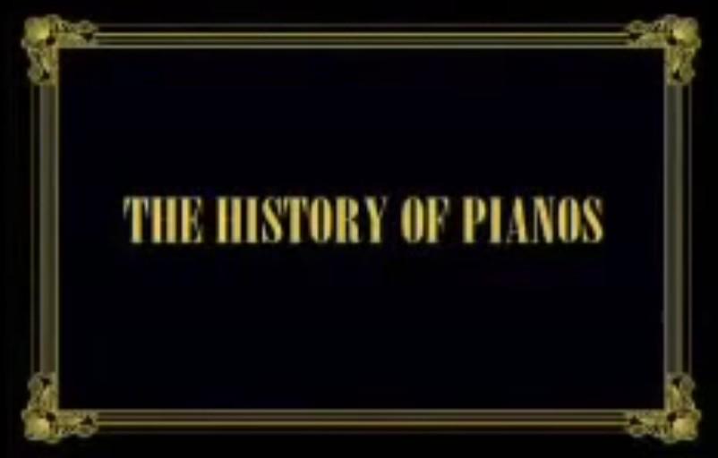 Bon-Bon Victor Borge, The History Of Pianos