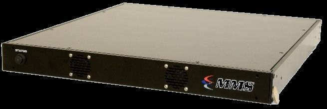 1U-3001-XLP-8 1U Rack Mount Receiver System Up to 8 MSDD-3001-XLP digital receivers, optional GPS receiver with