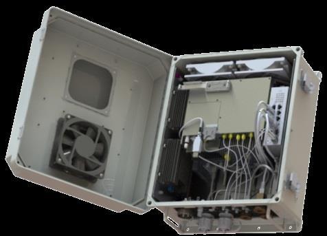 TMS-140G-D 1-40GHz Tower Mount Receiving System The TMS-140G-D is a tower mount integrated receiver system complete