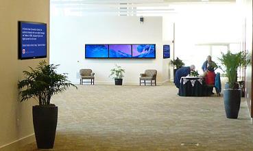Ballroom Display Systems - Continued Within the pre-function area of the Mission City Ballroom are two 3-Panel systems,