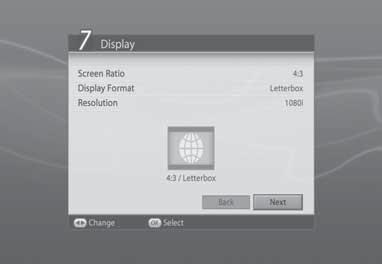 3. Installation Wizard 3.7 Display Display enables you to set the screen ratio, display format and resolution of the screen. Select the value for Screen Ratio, Display Format and Resolution.