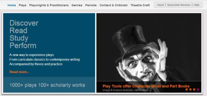 Introduction Drama Online is the ultimate online resource for plays, performance, and critical analysis,