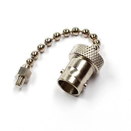 Protective Cap chain length ~ 60 Protective Cap for BNC Plugs Fixing a with without chain