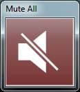 The floating Mute All View button can be moved to any location on the screen by dragging it with the mouse.