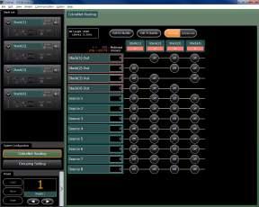 9. COBRANET ROUTING SETTING CobraNet Transmit bundle and Receive bundle can be performed in the CobraNet routing view.