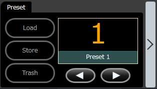 11. PRESET MEMORY O PERATION A Preset memory is setting data that can collectively manage the followings: parameters of each filter (signal processing that can be set in the DSP view and Mixer view)