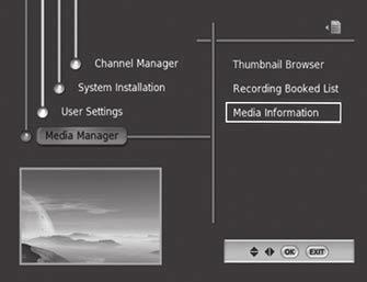 Media Information The Media Information menu can be used to view your Hard Drive informations, Format Volume and Safe remove Hard Drive. 1.