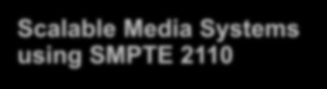 Scalable Media Systems using SMPTE 2110