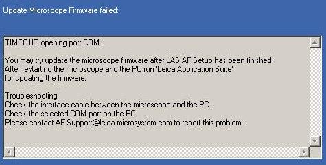 A flip in X, in Y or an XY swap can be selected if necessary. Further Software Improvements: AF6000 E dongle: The AF6000 E dongle is working properly in LAS AF 1.8.0. The process tools available in AF6000 E are all active again.