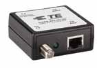 set-up automatic gain and slope control Supports full-spectrum video as well as 10/100Base-T Available in 12 and 24-port versions Four (4) coax output ports to drive other VDS Hubs LED indicator
