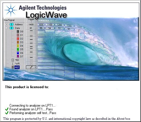 Chapter 2: Preparing for Use 3 Start the user interface. a Start the Agilent LogicWave application from the Start menu or using a shortcut. b Observe the start dialog.