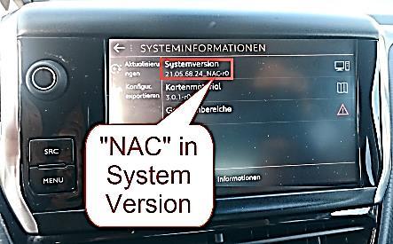 Use this RL3-NAC interface only on Citroen/Peugeot