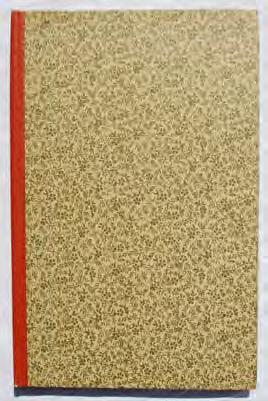 uarter red cloth, patterned paper over boards, gilt-stamped spine; binding square and tight, minor shelf wear. Very Good.