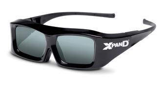 XPAND Universal 3D Glasses (Model # X103) Markets: Home Entertainment, Corporate/Boardroom,