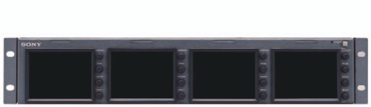 Multi-display Type The multi-display type LUMA monitors integrate high-quality LCD panels into an extremely thin and lightweight, 19-inch rack-mountable chassis. They can be AC or DC powered.