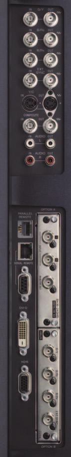 HD-SDI/SD-SDI Monitor Output (BNC x 1) 1 2 BKM-244CC DIGITAL/HD SDI MONITOR HD-SDI/SD-SDI Monitor Output (BNC x 1) MONITOR SD-SDI Monitor Output (BNC x 1) BKM-220D SD-SDI 4:2:2 Input Adaptor* SD-SDI