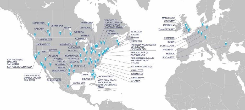 A Growing, Multinational Presence Avison Young at a Glance Founded: 1978 Total Real Estate Professionals: 2,600 Offices: 84 Brokerage Professionals: 1,100 Property Under Management: 110 million sf