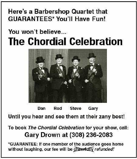 RMD Vocal Expressions Page 21 Nov/Dec 2006 Leland B. Meyer 1923 2006 His happiest moments were when he was ringing a chord in barbershop harmony! Lee joined the great Eternal Chorus July 30, 2996.