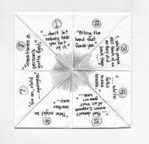 Quotation Cootie Catcher Skill: Use character quotes from the story to create an interactive game.