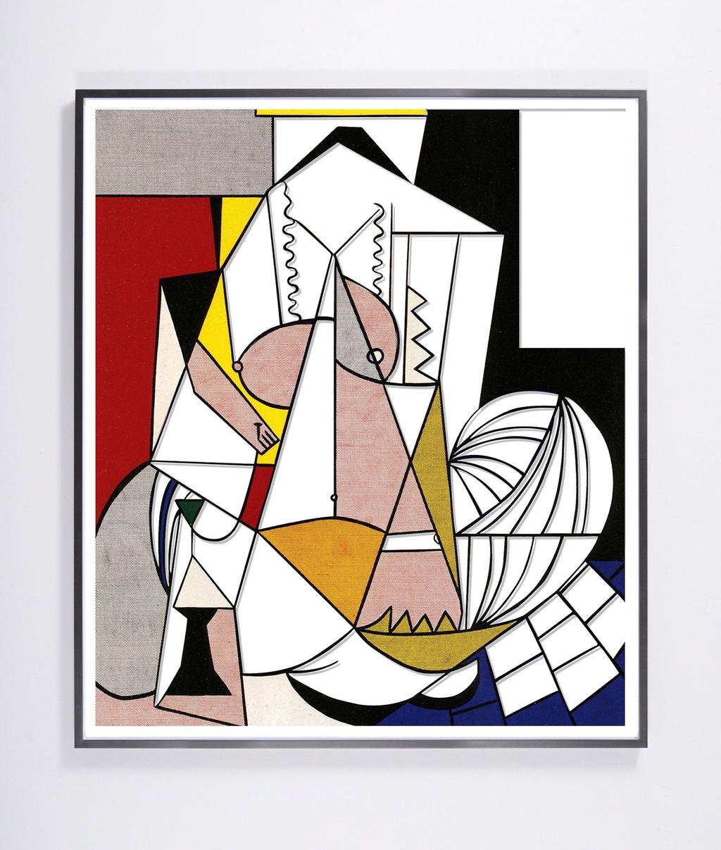 For your recent show at Sean Kelly, you produced a series of photographic cut-outs based on Roy Lichtenstein s Femme d Alger, which