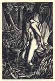 6. BUCKLAND WRIGHT, John. MATHERS, Powys. Love Night, A Laotian Gallantry. 15 original wood-engravings, including an elaborate title page, by Buckland Wright.