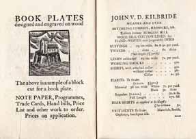 77. Catalogue of Books published at S. Dominic s Press Pp.16. 16mo., sewn and untrimmed as issued. Three small woodcuts by Gill, David Jones and Beedham. Very good. Printed for J. and E. Bumpus Ltd.