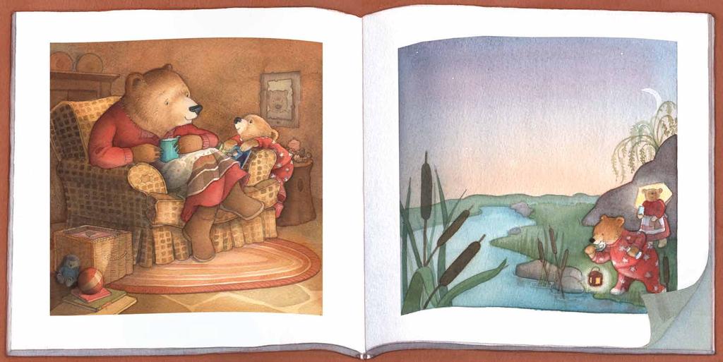 When Little Bear was dressed for bed, He chose a storybook,