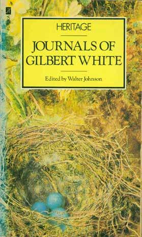 71 White, Gilbert: JOURNALS OF GILBERT WHITE. Edited by Walter Johnson. Cr. 8vo; pp. xlii, 438(last 5 adv.