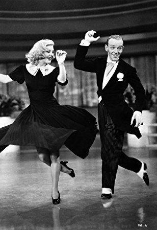 Swing time (1936) Ginger Rogers & Fred Astaire were iconic dance partners who made 10 motion pictures together from 1933 to 1949.