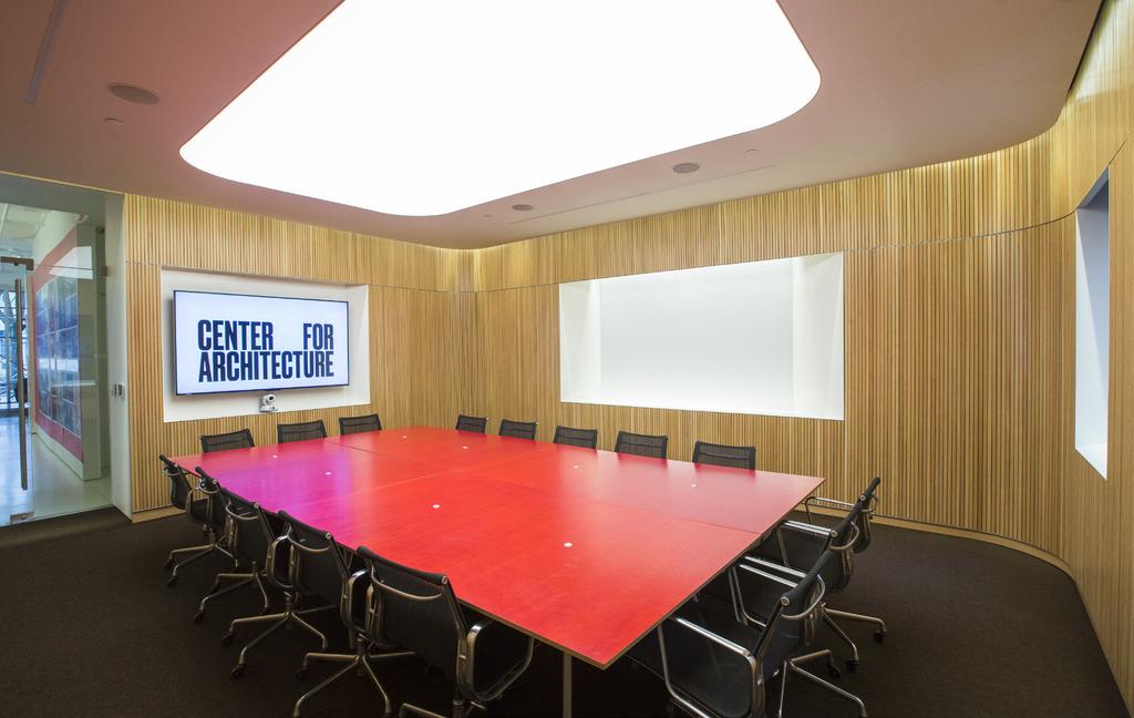 Silman Room Renovated in 2015, the Silman Room provides an attractive, comfortable, and acoustically-sound environment for meetings and video conferences, and accommodates up to 35 guests.