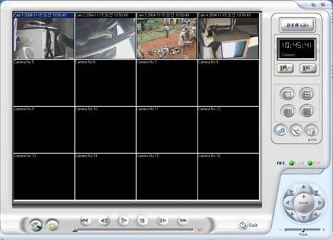 through network from remote DVR can be saved in local Hard Disk