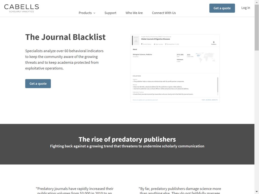 4. Check blacklists Other blacklists - Stop Predatory Journals https://predatoryjournals.com the archive of the Beall s list? no update since Feb. 2017?