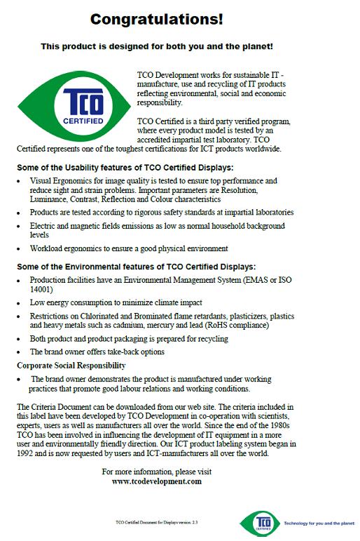 TCO DOCUMENT (FOR