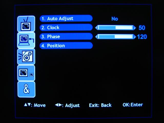 3 OSD FUNCTION PC Parameters (VGA Only) Function Name Function Automatically re-centers the image to the middle of the screen 1.