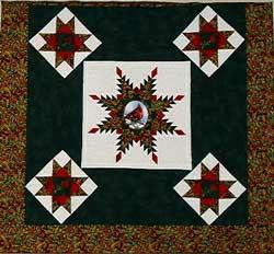 7 of 9 4/20/2009 10:43 AM Happy Birthday Ohio by Jackie Vogel. Jackie made this feathered star wallhanging for the Ohio Bicentennial Quilt Challenge at the Ohio State Fair this year.
