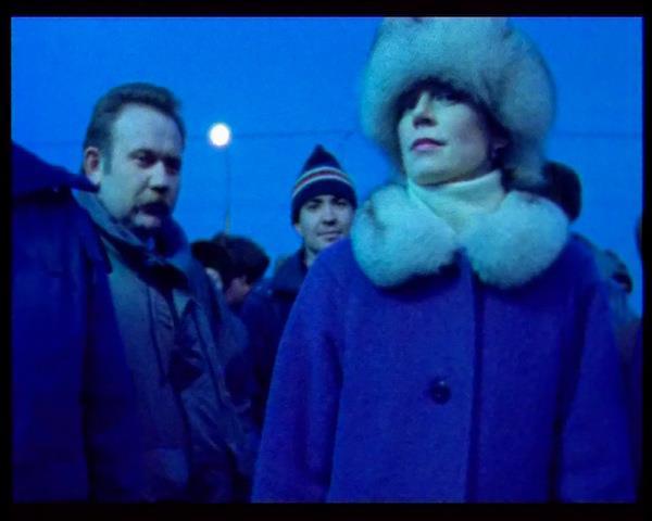Film still of Chantal Akerman's D'est (1993).