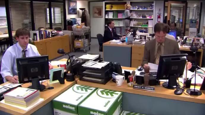 Logocentrism: The Office S04E04 Jacques Derrida 1. Texts are important 2. The meanings of texts are variable I... DECARE... BANKRUPTCYYYYY!