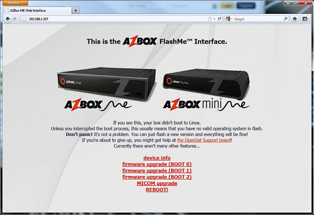FEATURE AZBox ME Receiver Software Blindscan for the AZBox ME Vitor Martins Augusto In TELE-satellite 02-03/2012 we introduced the new Opensat super box by the name of AZBox ME.