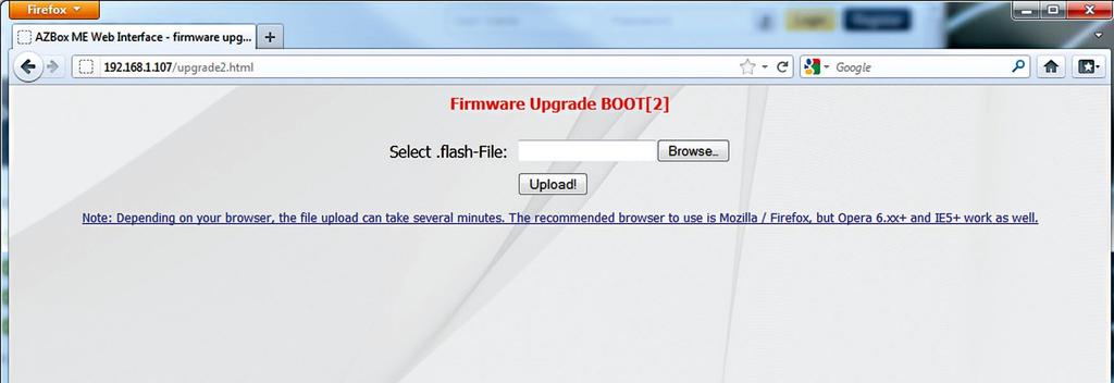 Firmware Upgrade (BOOT 2). In actual fact, it does not make a difference at all which position you choose the result always stays the same.