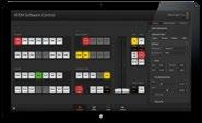 Operate all switcher features directly from the front panel!