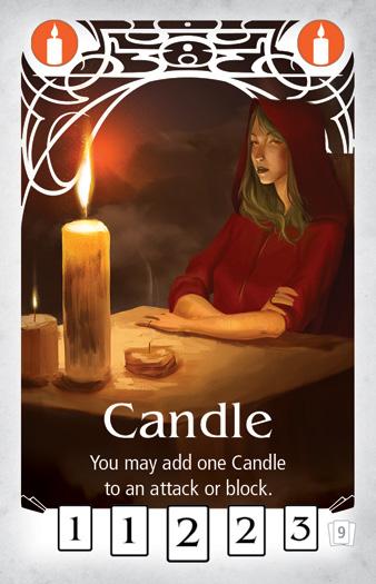 You may still mae an attac with any numbe of Candle cads if thee ae no othe cads in the attac. Cauldon Instead of ma an attac on you tun, you may place the Cauldon into you Hex pile.