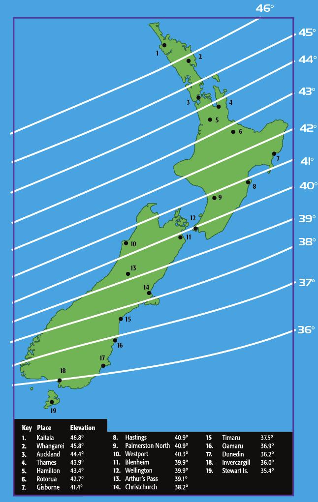 16 ELEVATION ZONE MAP