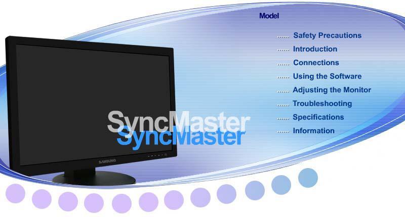 SyncMaster 245B / 245BW